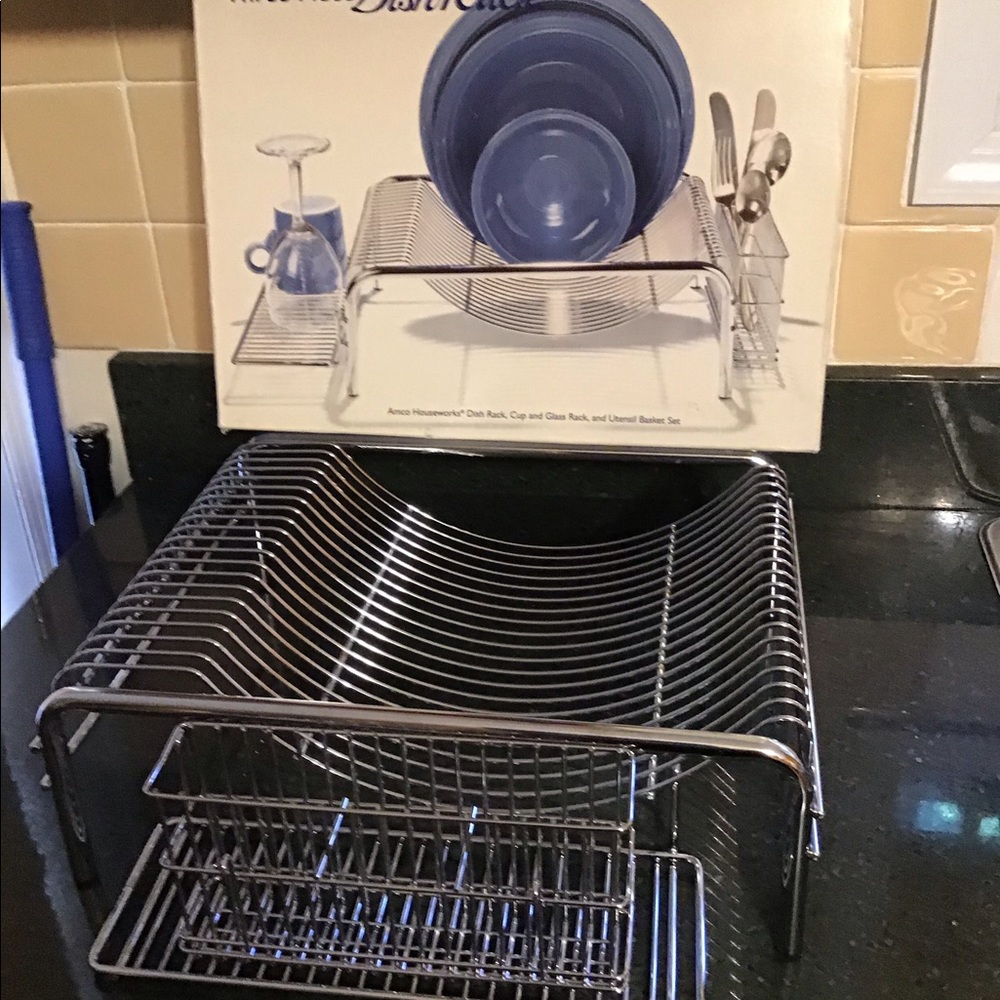 Three Piece Dish Rack Set - Picture 2 of 14